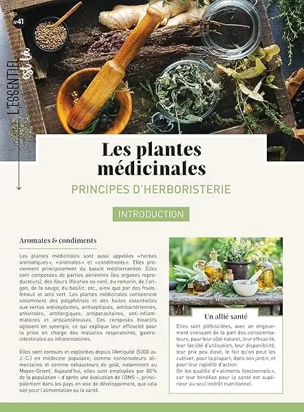 Couverture : Les plantes médicinales: Principes d'herboristerie
