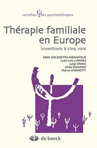 Couverture : Thérapie familiale en Europe: Invention à cinq voix