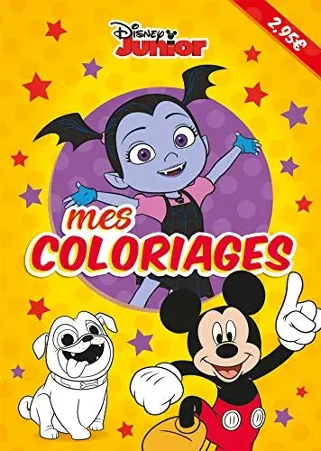 Couverture : DISNEY JUNIOR: Mes Coloriages