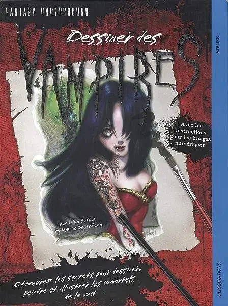 Couverture : DESSINER LES VAMPIRES