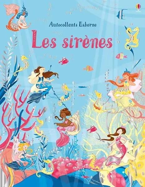Couverture : Les sirènes: Autocollants Usborne