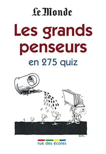 Couverture : Les grands penseurs en 275 quiz