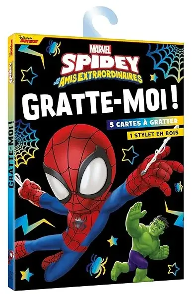 Couverture : SPIDEY ET SES AMIS EXTRAORDINAIRES: Mini pochette Gratte-moi !: Marvel