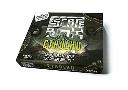 Couverture : Escape Box Cthulhu: Escape game adulte de 3 à 6 joueurs: Dès 14 ans et adulte