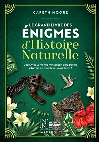 Couverture : Le grand livre de énigmes histoire naturelle