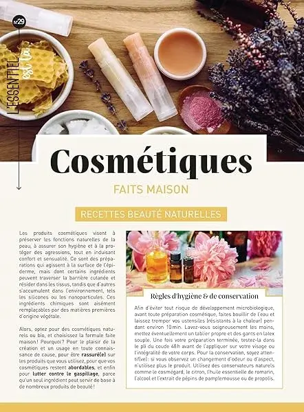 Couverture : Cosmétiques faits maison: Recettes beauté naturelles