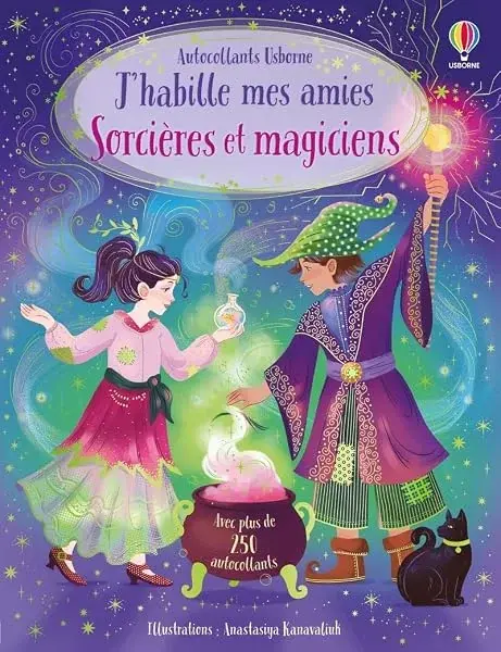 Couverture : J'habille mes amies: Sorcières et magiciens: Dès 5 ans