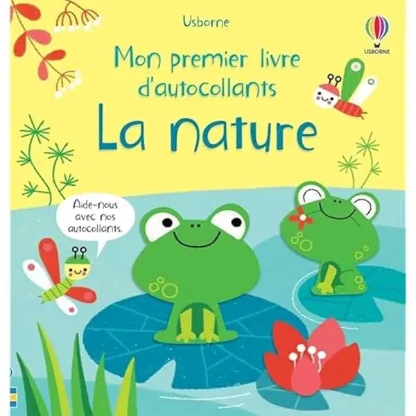 Couverture : La nature Mon premier livre d'autocollants