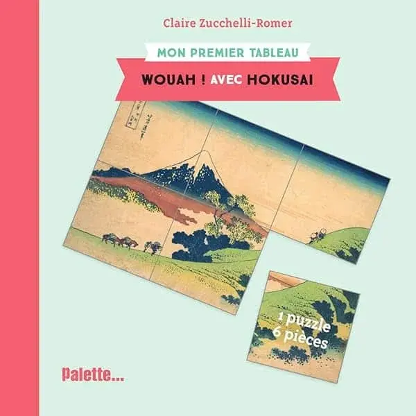 Couverture : Mon premier tableau : Waouh ! avec Hokusai