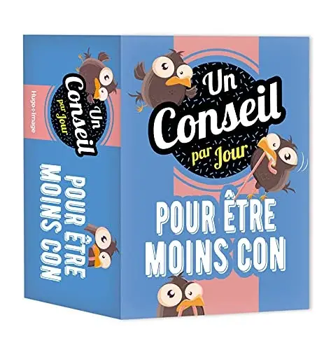 Couverture : Un conseil par jour pour être moins con 2022