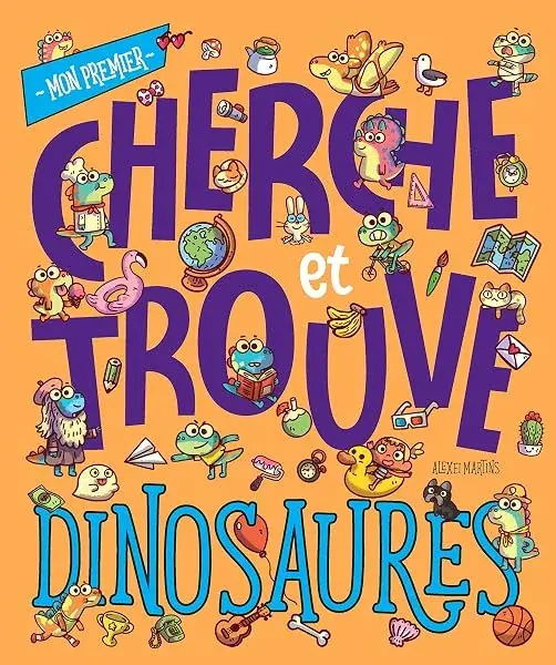 Couverture : MON PREMIER CHERCHE ET TROUVE: DINOSAURES
