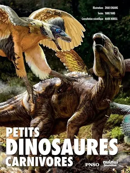 Couverture : Petits dinosaures carnivores