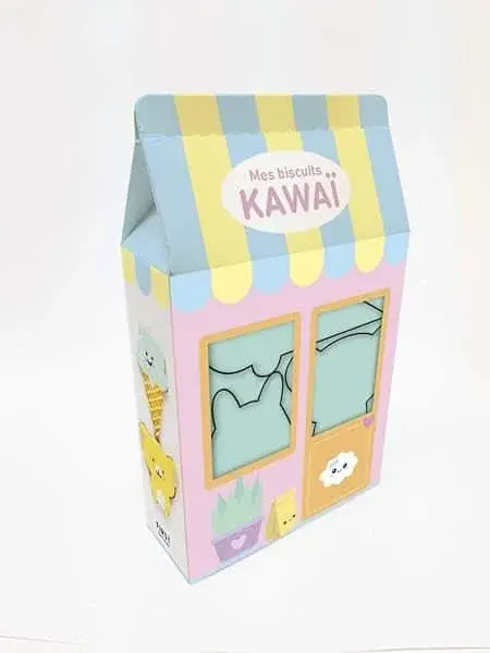 Couverture : Mes biscuits kawaï: 4 emporte-pièces + 1 livre de recettes