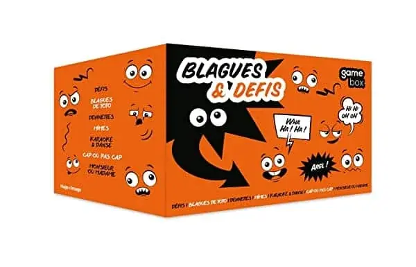 Couverture : Hugo Image Game Box Blagues et défis