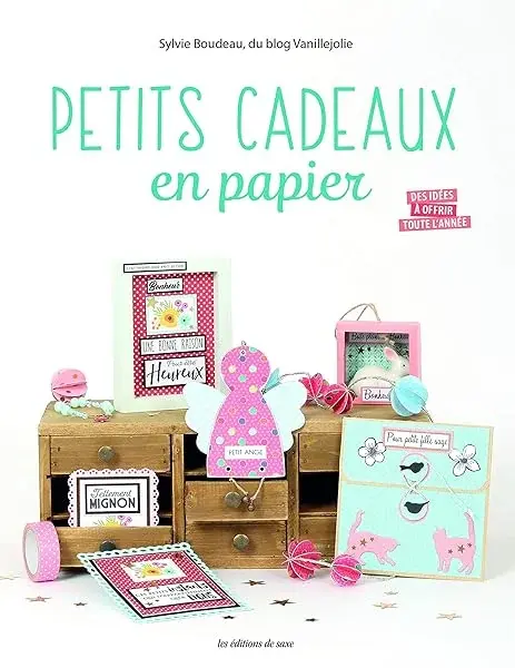 Couverture : PETITS CADEAUX EN PAPIER