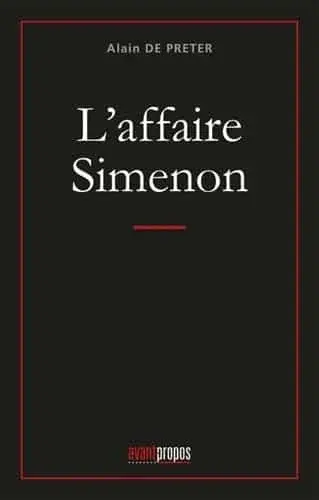 Couverture : L'affaire Simenon