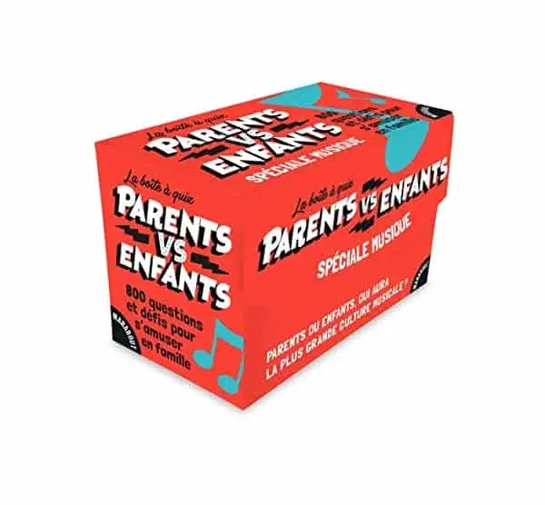 Couverture : La boîte à quiz parents vs enfants spécial musique