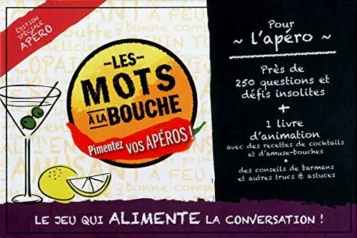 Couverture : Apéro: les mots à la bouche
