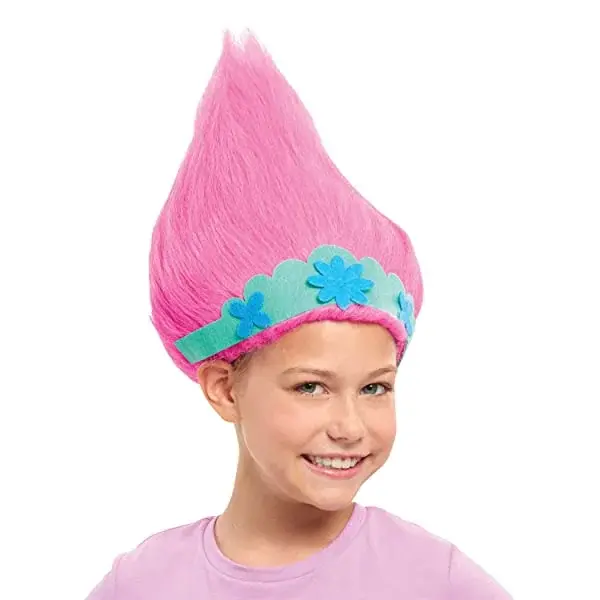Couverture : Trolls World Tour, Trollific Perruque, 34 cm de haut, Jouet pour Enfants dès 3 Ans, TR103