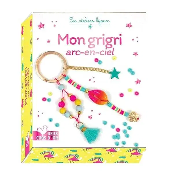 Couverture : Mon grigri arc-en-ciel: mini coffret avec accessoires