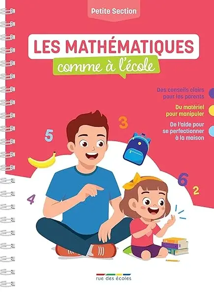 Couverture : Les mathématiques comme à l’école (3-4 ans)