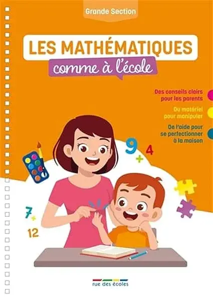 Couverture : Les mathématiques comme à l’école (5-6 ans)