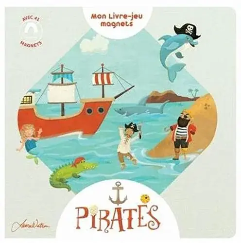 Couverture : Pirates: Mon Livre-Jeu Magnets
