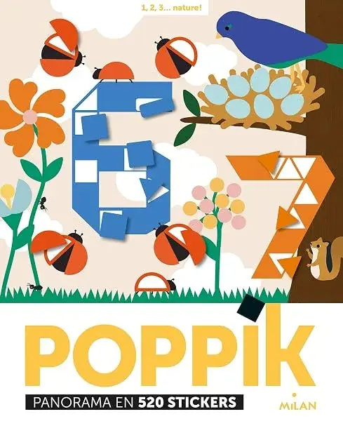 Couverture : 1, 2, 3, nature !: Poppik