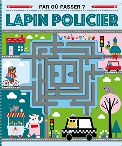 Couverture : LAPIN POLICIER (COLL. 1ERS LABYRINTHES)