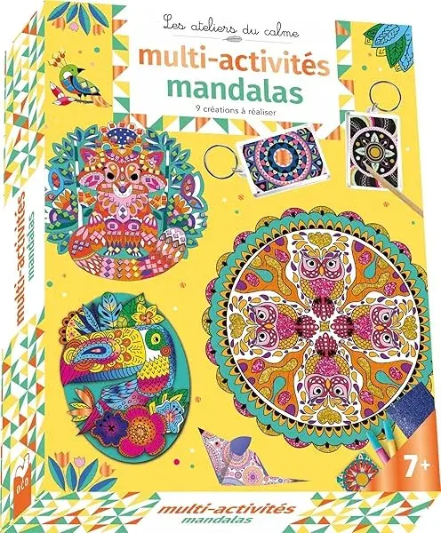 Couverture : Créations mandalas: coffret avec accessoires