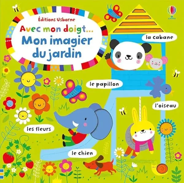 Couverture : Avec mon doigt… Mon imagier du jardin