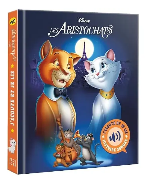 Couverture : LES ARISTOCHATS: J'écoute et je lis (Livre sonore): L'histoire du film: Disney