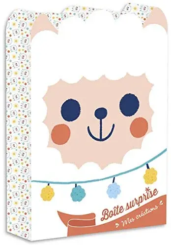 Couverture : Boîte surprise : Lama: Coffret avec 2 cartes à gratter, 2 cartes à couvrir de strass, des stickers, 4 feuilles d'origamis, 1 livre de coloriage et 1 bracelet: À partir de 6 ans