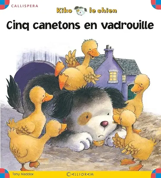 Couverture : Cinq canetons en vadrouille