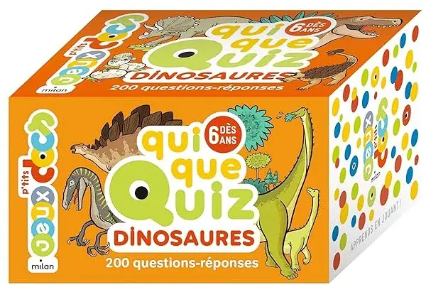 Couverture : Quiquequiz Dinosaures