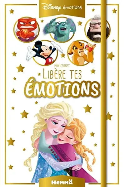 Couverture : Disney émotions: Mon carnet: Libère tes émotions