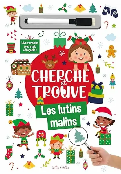 Couverture : Cherche et trouve les Lutins malins