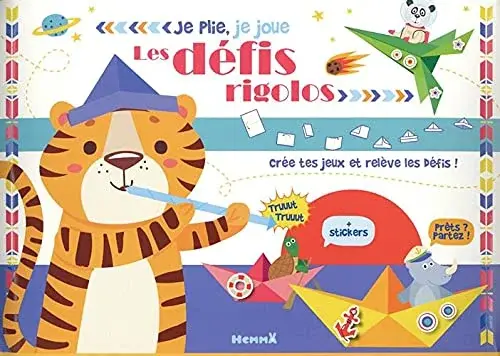 Couverture : Je plie, je joue: Les défis rigolos