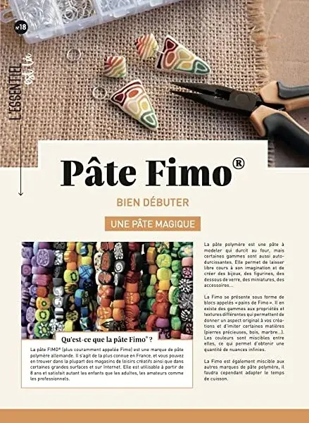 Couverture : Pâte FIMO: Bien débuter
