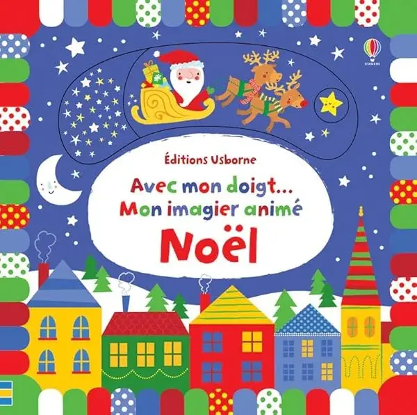 Couverture : Avec mon doigt… Mon imagier animé: Noël