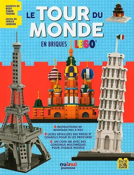 Couverture : LE TOUR DU MONDE EN BRIQUES LEGO®