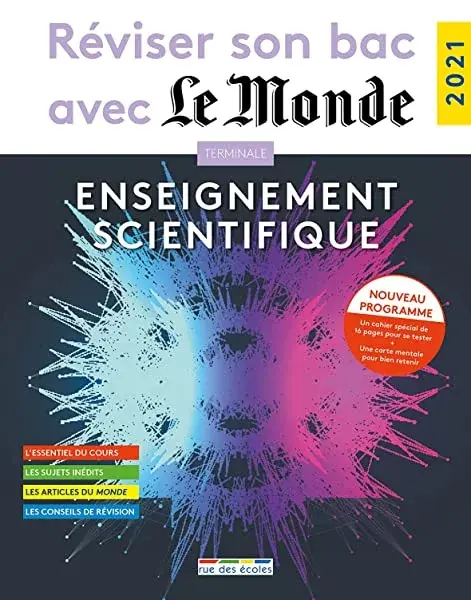 Couverture : Réviser son bac avec le Monde : Enseignement scientifique 2021