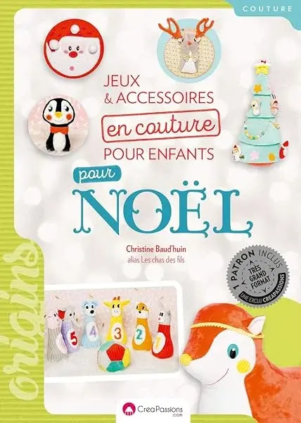 Couverture : Jeux & accessoires en couture pour enfants pour Noël