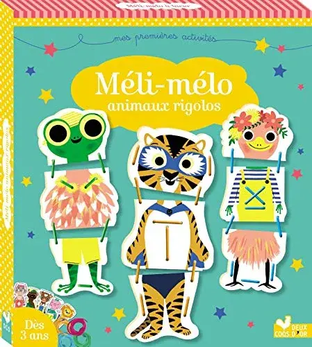 Couverture : Méli-mélo animaux rigolos