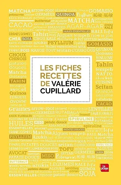 Couverture : Les fiches recettes de V.Cupillard