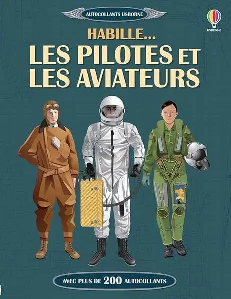 Couverture : Habille… Les pilotes et les aviateurs