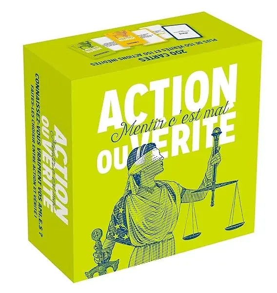 Couverture : Boîte Action ou vérité: Mentir c'est mal