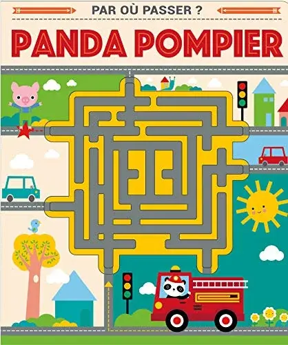 Couverture : PANDA POMPIER (COLL.1ERS LABYRINTHES)