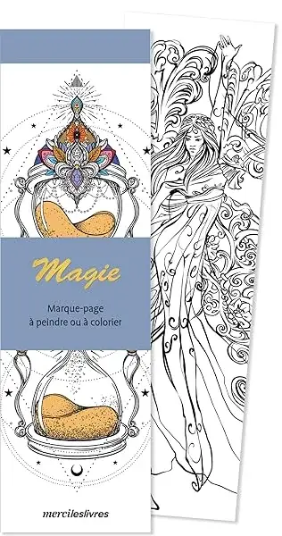 Couverture : Marque-pages: Magie: 50 marque-pages à peindre ou à colorier