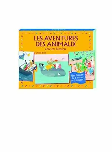 Couverture : Les aventures des animaux: Crée tes histoires